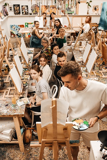 Teambuilding s maľovaním